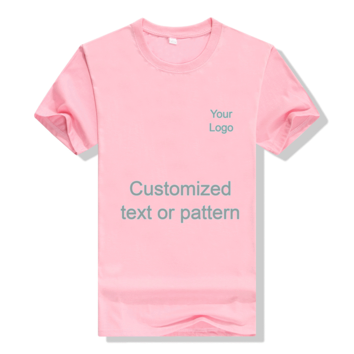 Premium Cotton Blank T-Shirt  (Pink)