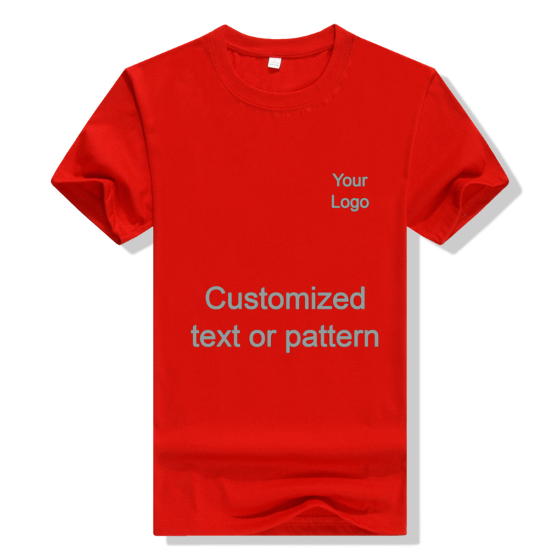 Premium Cotton Blank T-Shirt  (Scarlet)