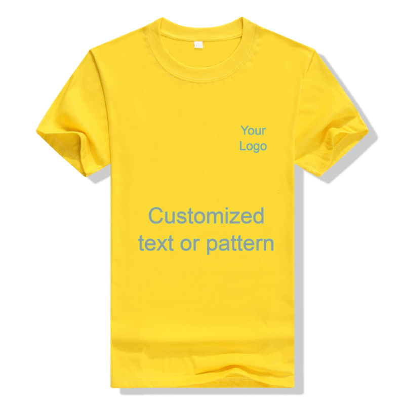Premium Cotton Blank T-Shirt  (Mango)