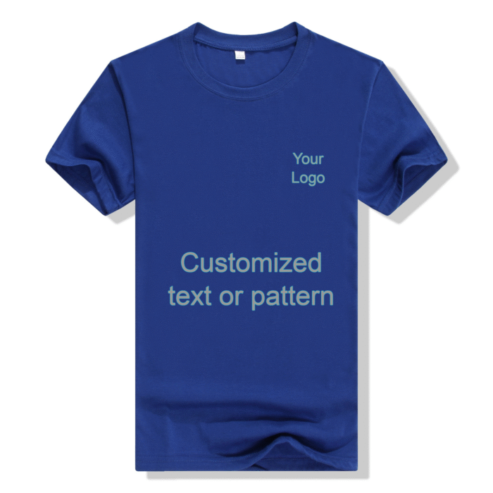 Premium Cotton Blank T-Shirt  (Navy Blue)