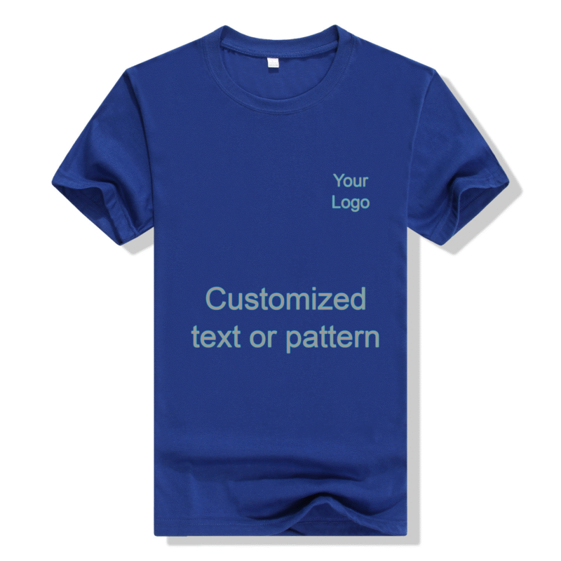 Premium Cotton Blank T-Shirt  (Navy Blue)