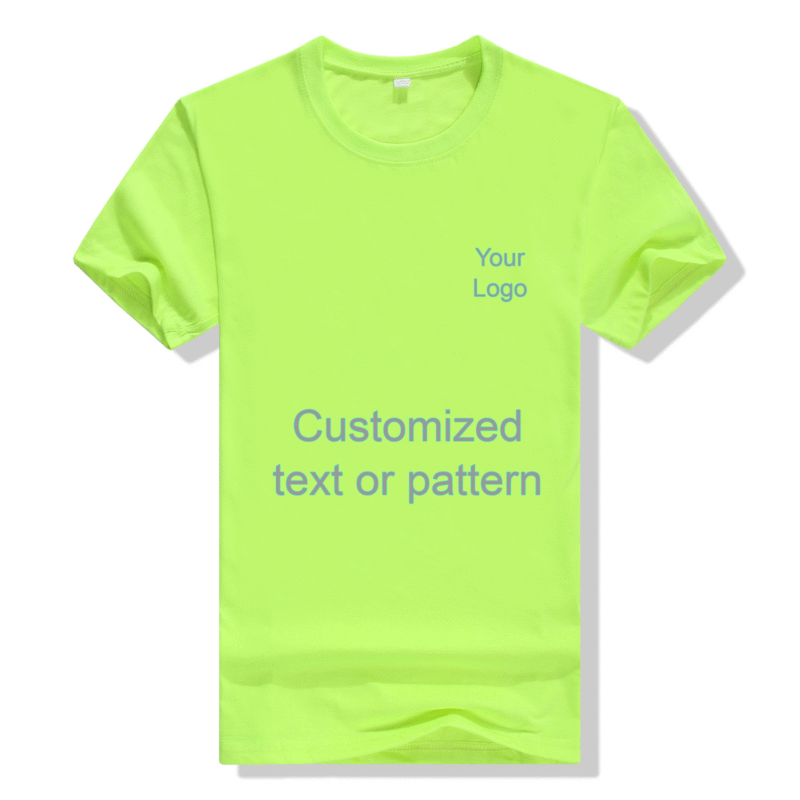 Premium Cotton Blank T-Shirt  (Lime)