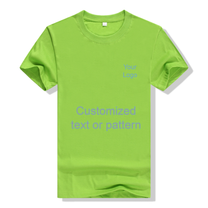 Premium Cotton Blank T-Shirt  (Chartreuse)