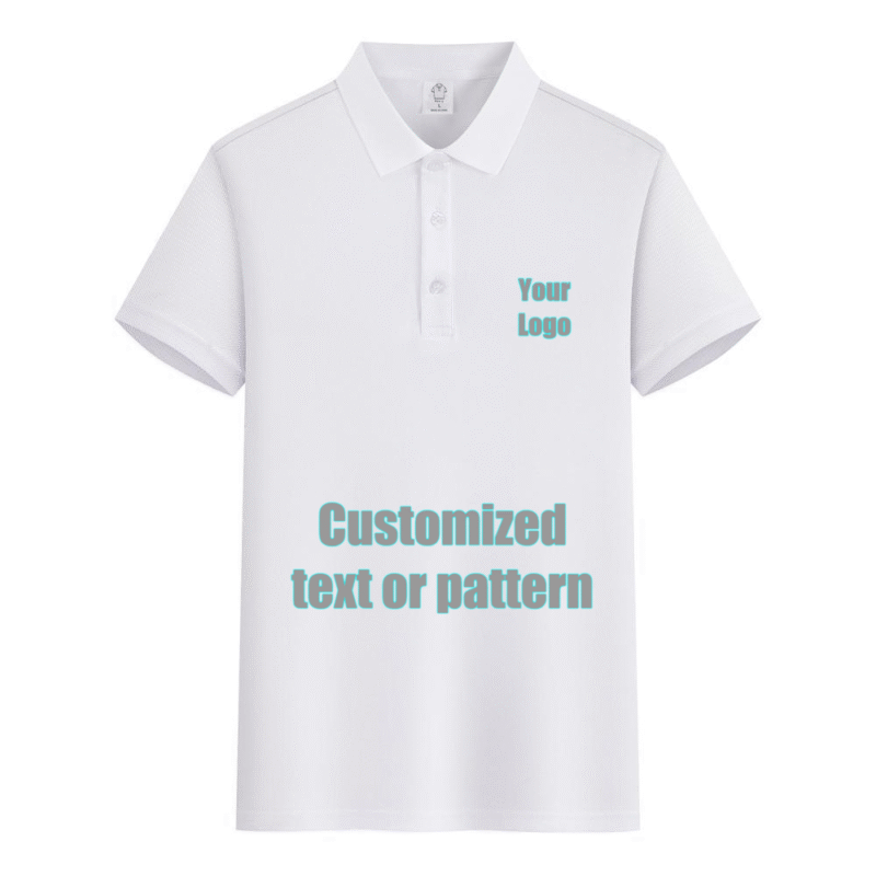 Premium Cotton Blank PoloShirt  (White)