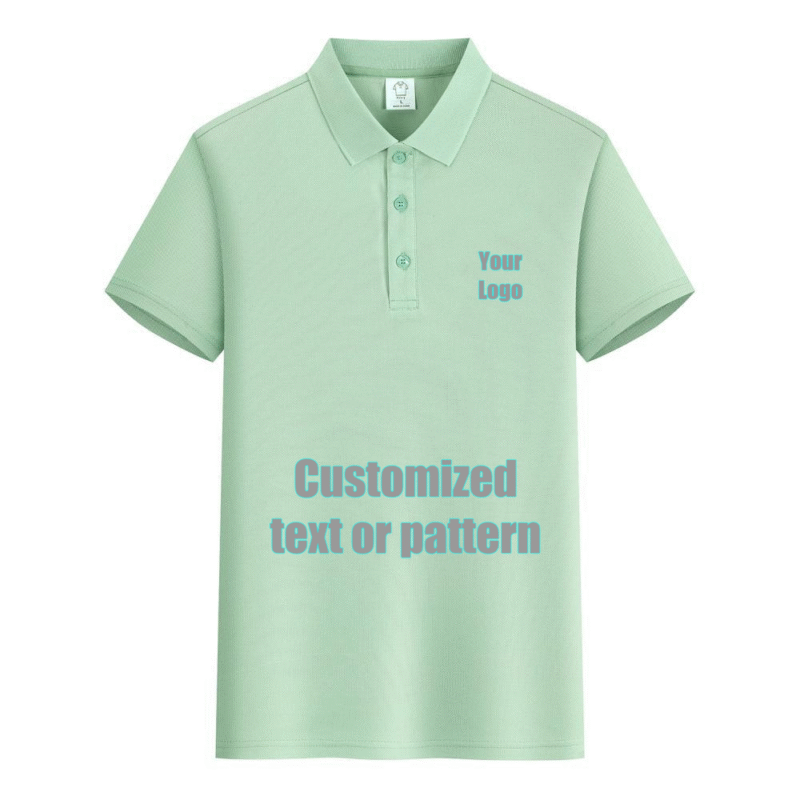 Premium Cotton Blank PoloShirt  (LightGreen)