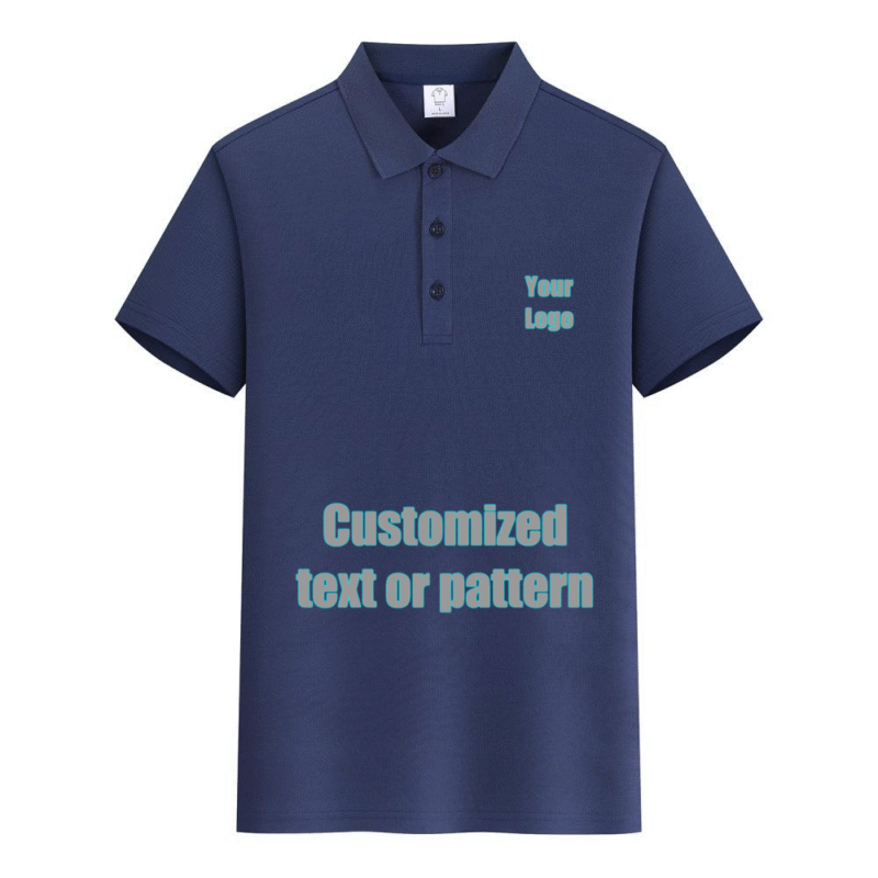 Premium Cotton Blank PoloShirt  (OceanBlue)