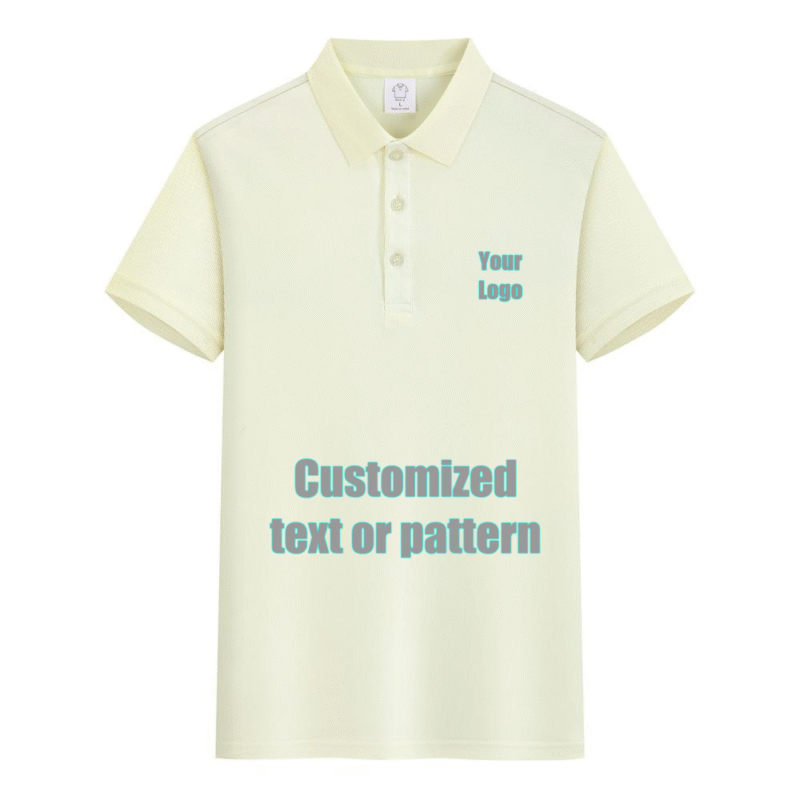 Premium Cotton Blank PoloShirt  (LightYellow)