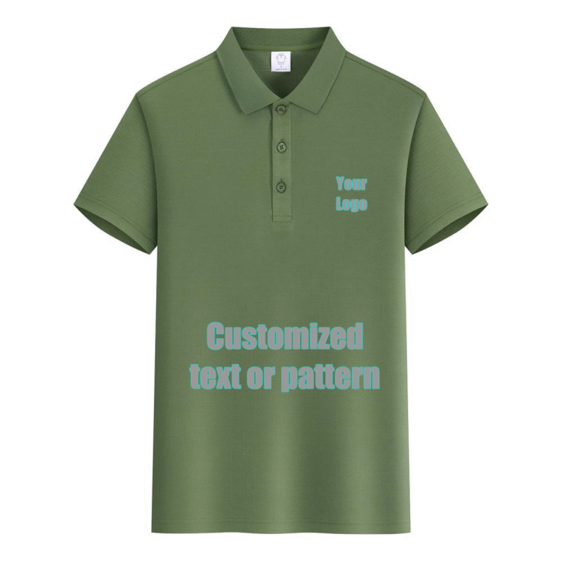Premium Cotton Blank PoloShirt  (ArmyGreen)