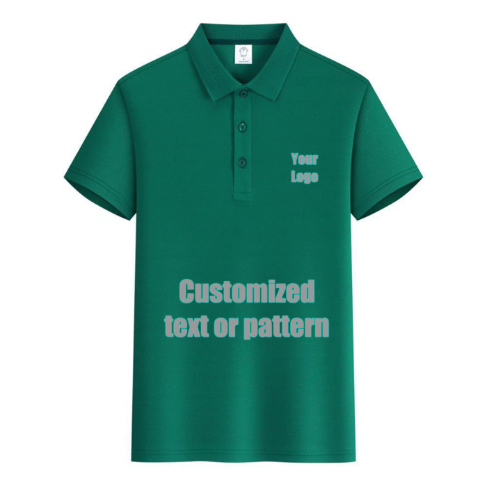 Premium Cotton Blank PoloShirt  (DeepGreen)